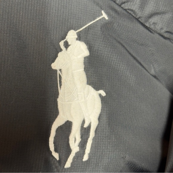 Polo Ralph Lauren Men's Big Pony Hooded Down Puffer Jacket Black Long Size 2XLT - Picture 16 of 16